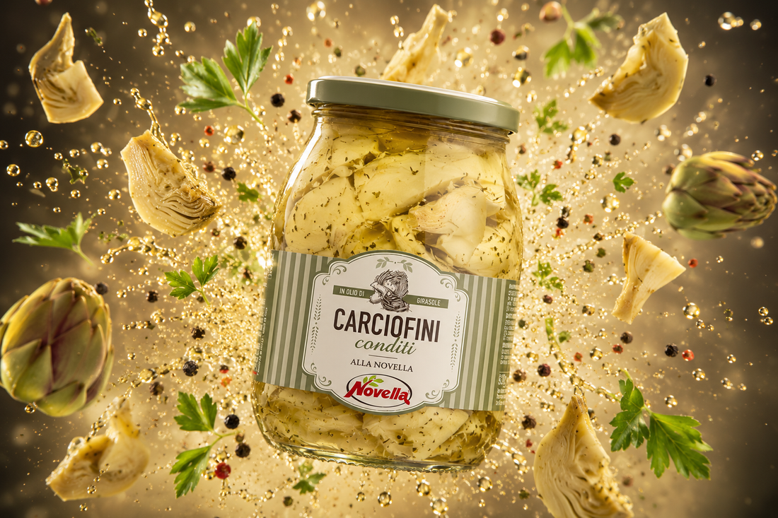 CARCIOFINI CONDITI ALLA NOVELLA