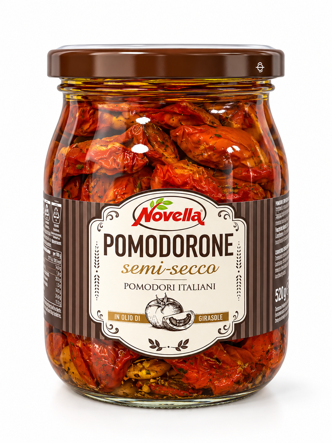 POMODORONE SEMI-SECCO in olio di girasole 520g
