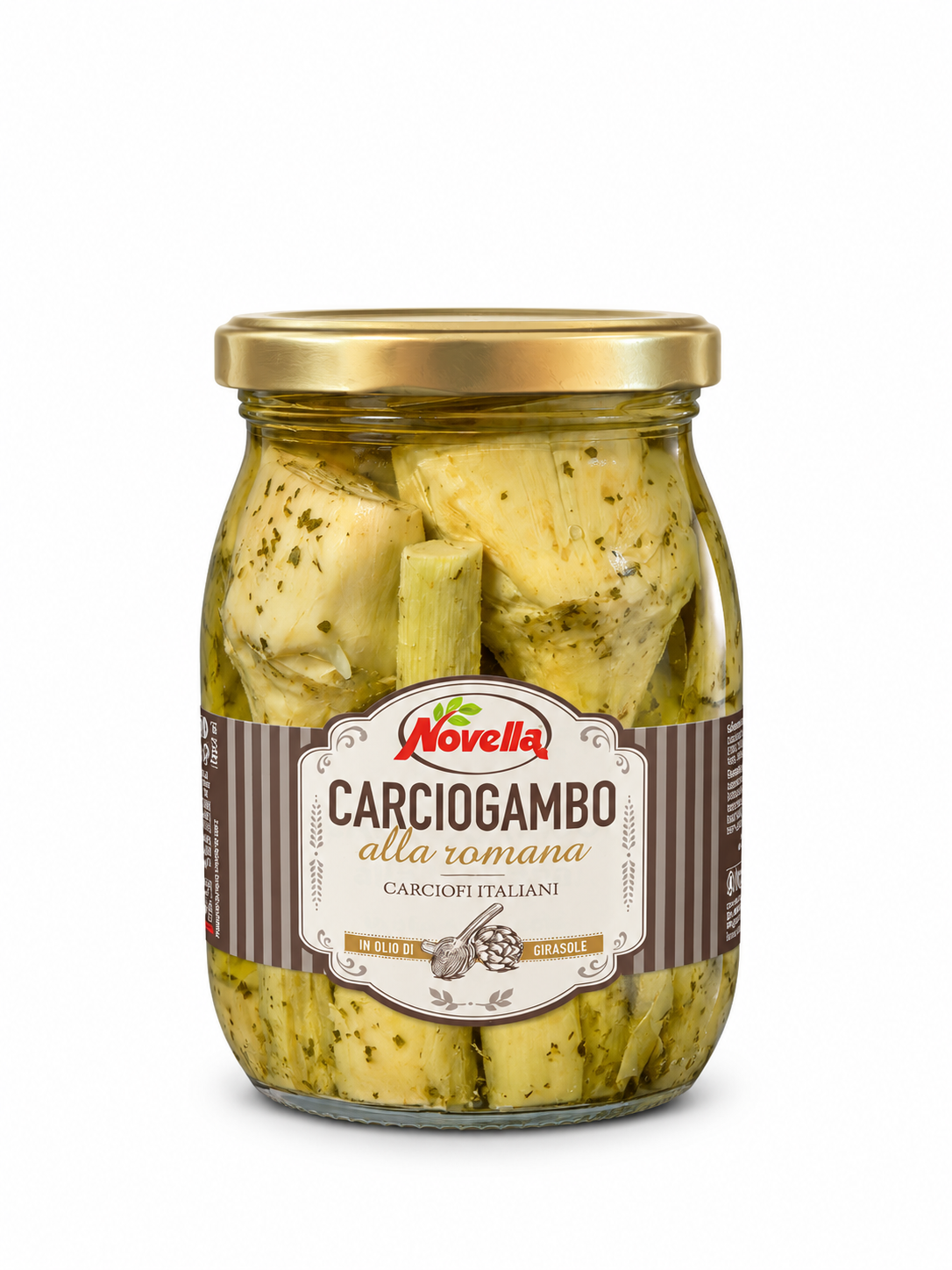 CARCIOGAMBO ALLA ROMANA in olio di girasole 520g