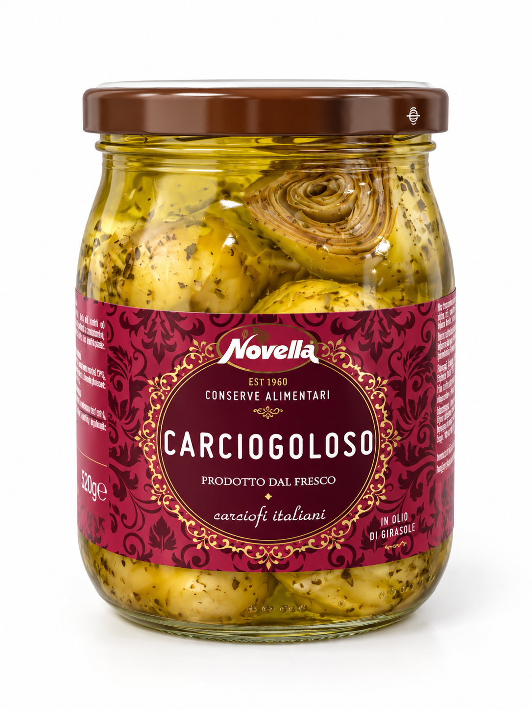 CARCIOGOLOSO in olio di girasole 520gr