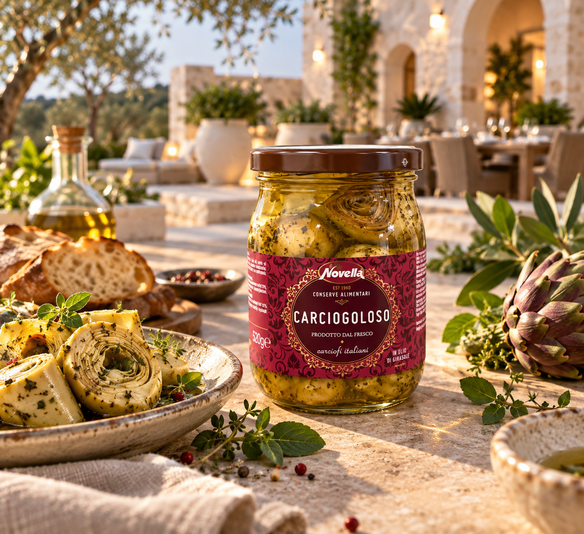 CARCIOGOLOSO in olio di girasole 520gr